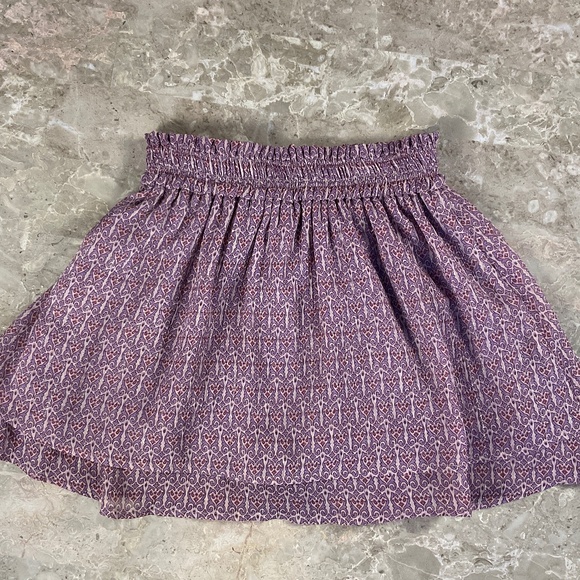 Zara Purple  Elastic Waist Skort Size  11-12 - Picture 2 of 5
